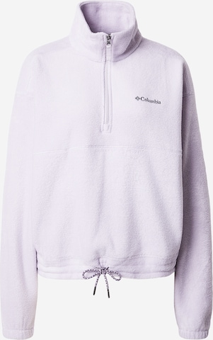 COLUMBIA Sporttröja 'Brushy Bay' i lila: framsida