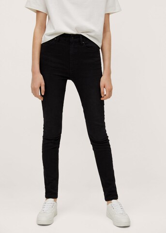 Skinny Jean MANGO KIDS en noir : devant