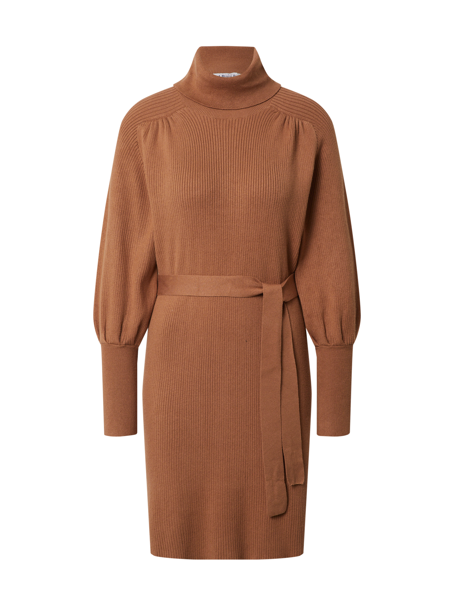 U1nvY Plus size EDITED Sukienka z dzianiny Malene w kolorze Brązowym 