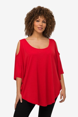 Ulla Popken Shirt in Rood: voorkant