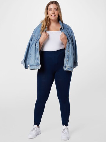 Ulla Popken Skinny Leggings in Blau