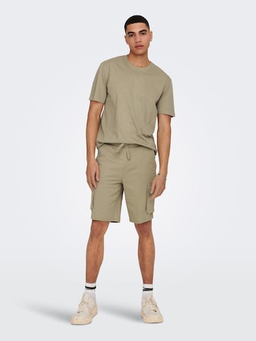 Only & Sons Regular Cargo trousers 'Kendrick' in Grey