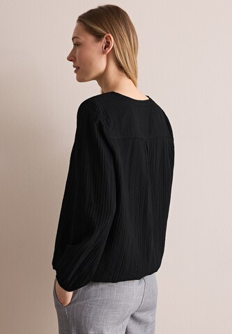 CECIL Strukturtunika in Schwarz