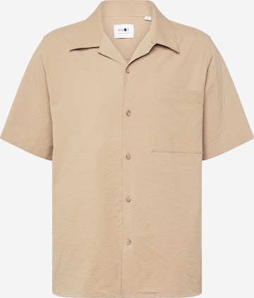 NN07 Regular fit Button Up Shirt 'Julio' in Grey: front