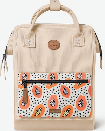 Cabaia Backpack in Beige: front