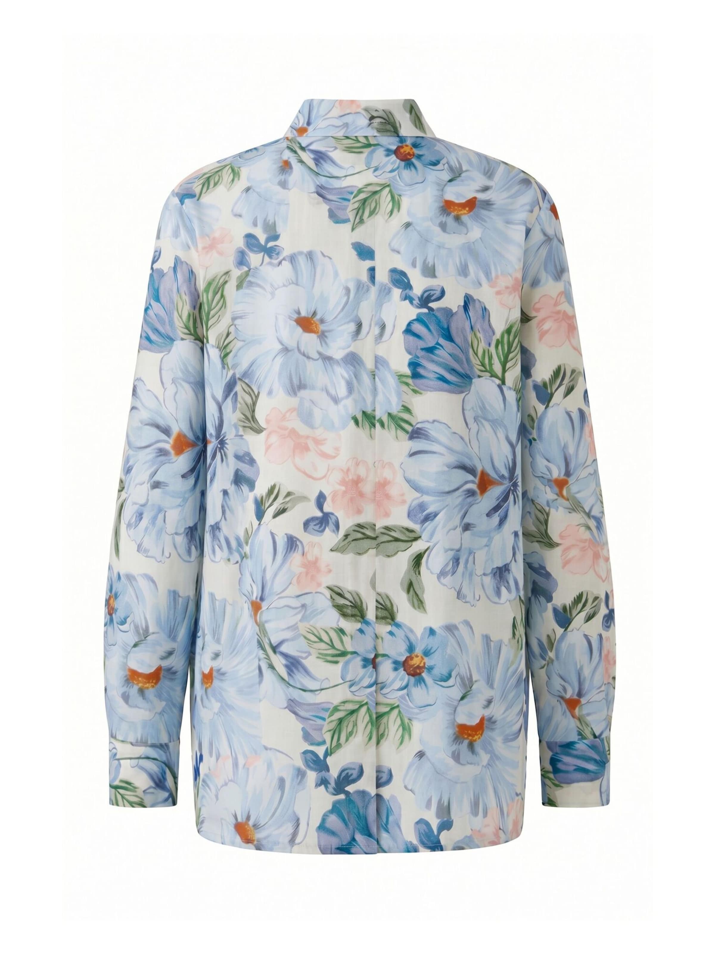 OUI Bluse in Blau