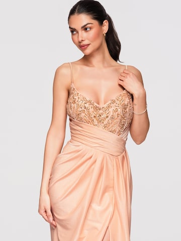 Ombre - Vestido de noche en naranja