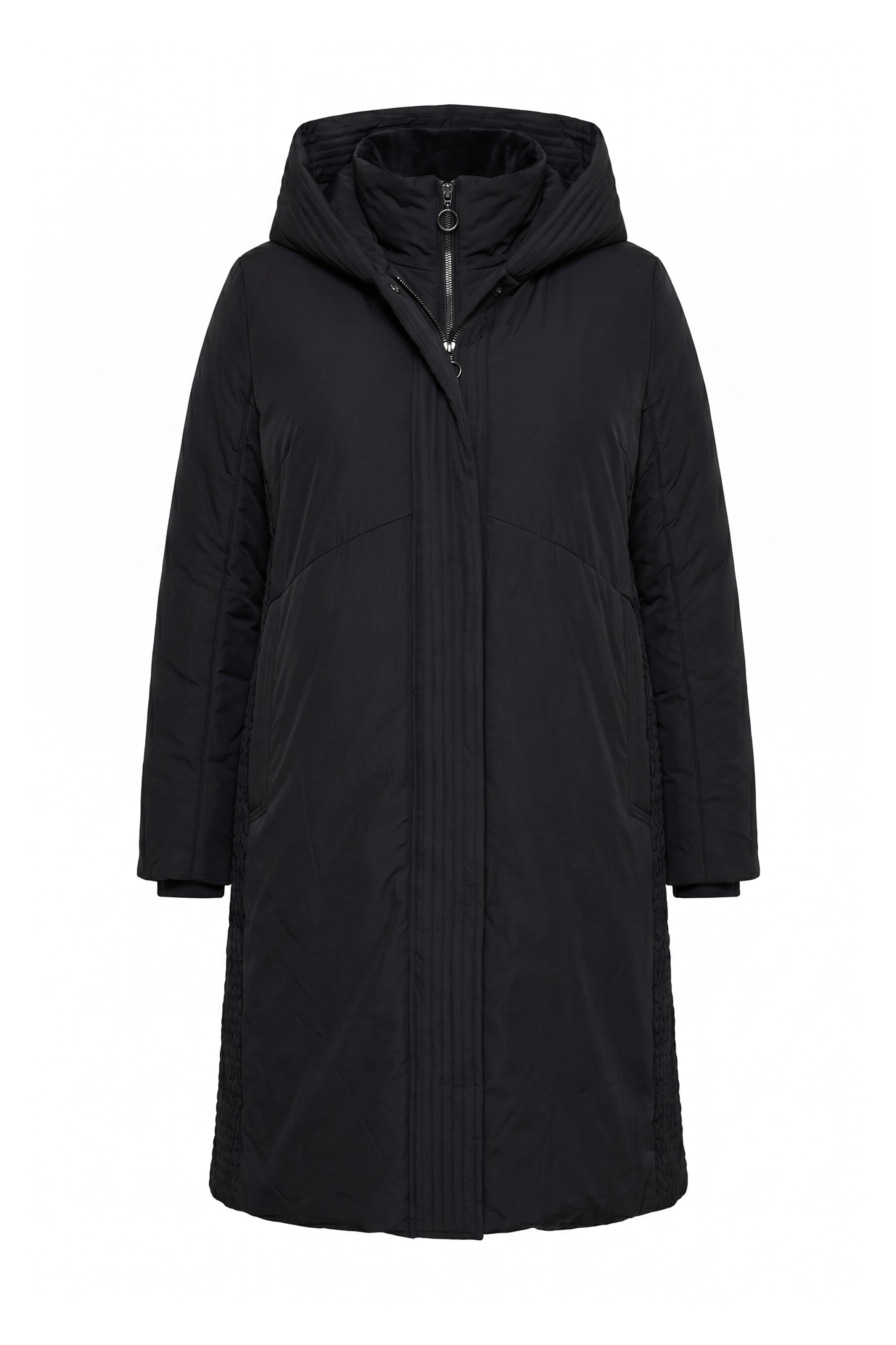 Ulla Popken Winter coat in M-L in Black, Item view