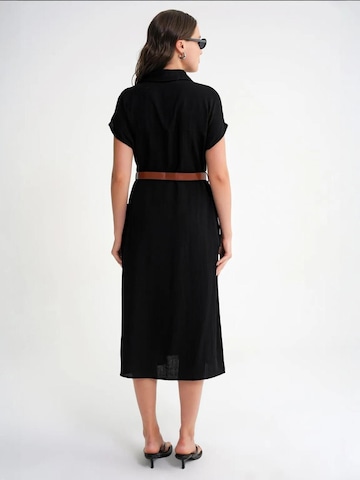Robe-chemise MixRay en noir