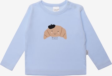LILIPUT Langarmshirt 'Croissant' in Blau: Vorderseite