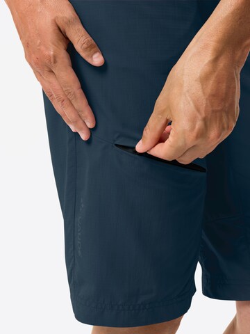 VAUDE Regular Workout Pants 'W Tamaro STS II' in Blue