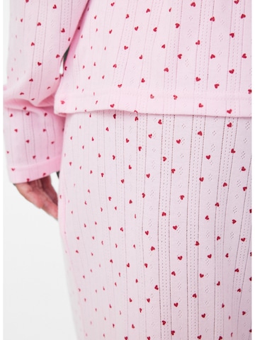Zizzi Pyjamahose 'MPOINTY' in Pink