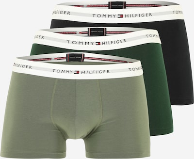 Tommy Hilfiger Underwear Bokserid 'Essential' öösinine / viimistlemata / roheline / valge, Tootevaade