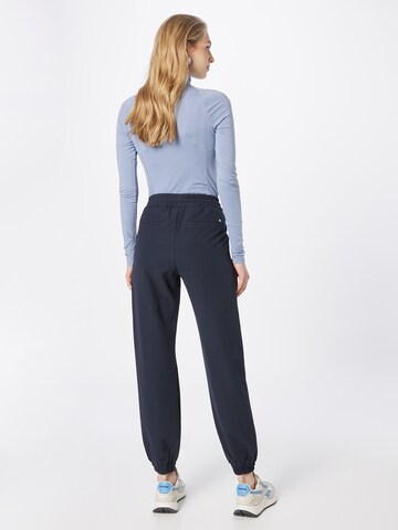 MOS MOSH Tapered Trousers in Blue