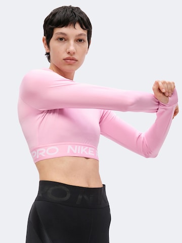 Tricou funcțional 'PRO' de la NIKE pe roz