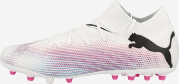 PUMA - Chuteira 'Future 7 Pro' em branco: frente