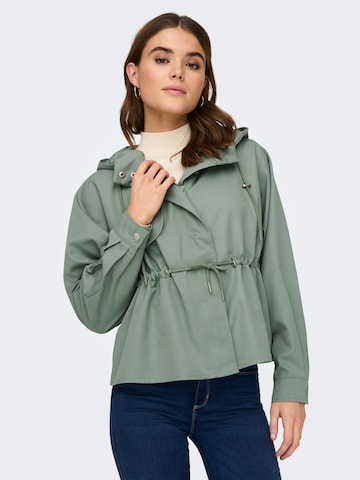 ONLY Демисезонная куртка 'Chloe' в Зеленый: спереди