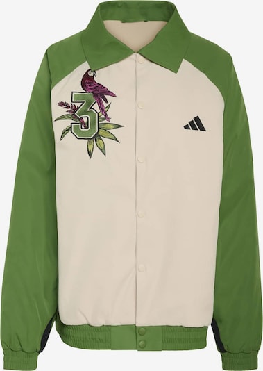 ADIDAS SPORTSWEAR Sportski gornji dio trenirke 'ADIDAS x FARM RIO PREMIUM' veličine S u ecru/prljavo bijela / zelena / magenta / crvena, Pregled proizvoda