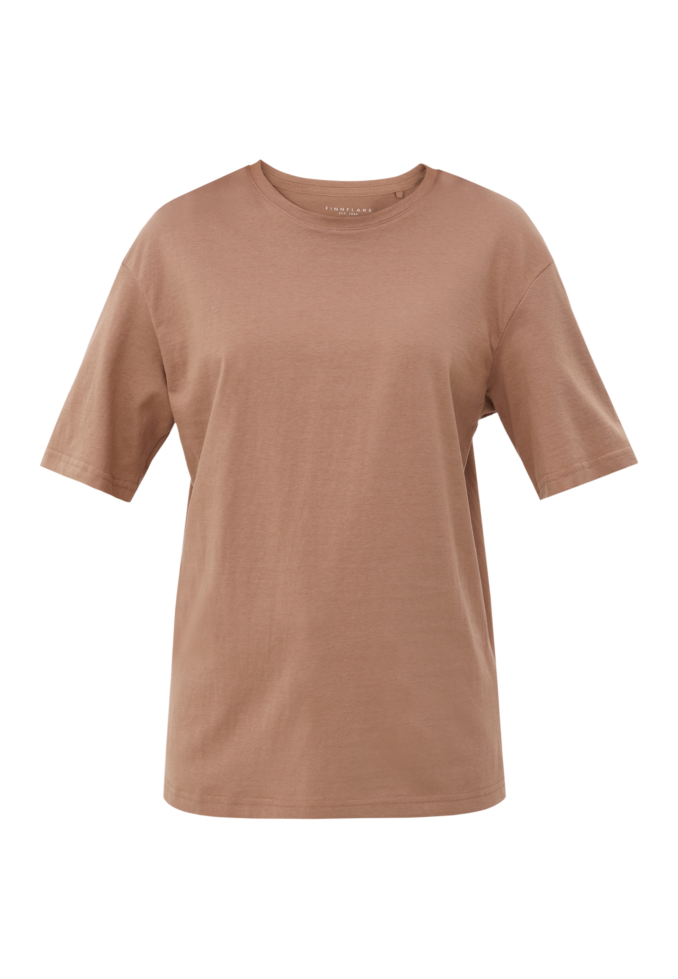 Finn Flare Shirt 'Basic' in Beige: Vorderseite