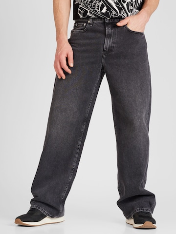 Calvin Klein Jeans Wide leg Jeans '90'S LOOSE' in Grijs: voorkant