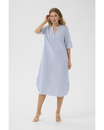 Robe-chemise 'Malena' Kaffe en bleu : devant