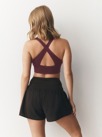 Next Bustier Biustonosz sportowy w kolorze fioletowy
