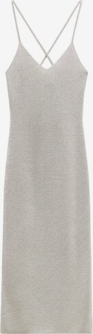 MANGO Knitted dress 'Tiffany' in Grey: front