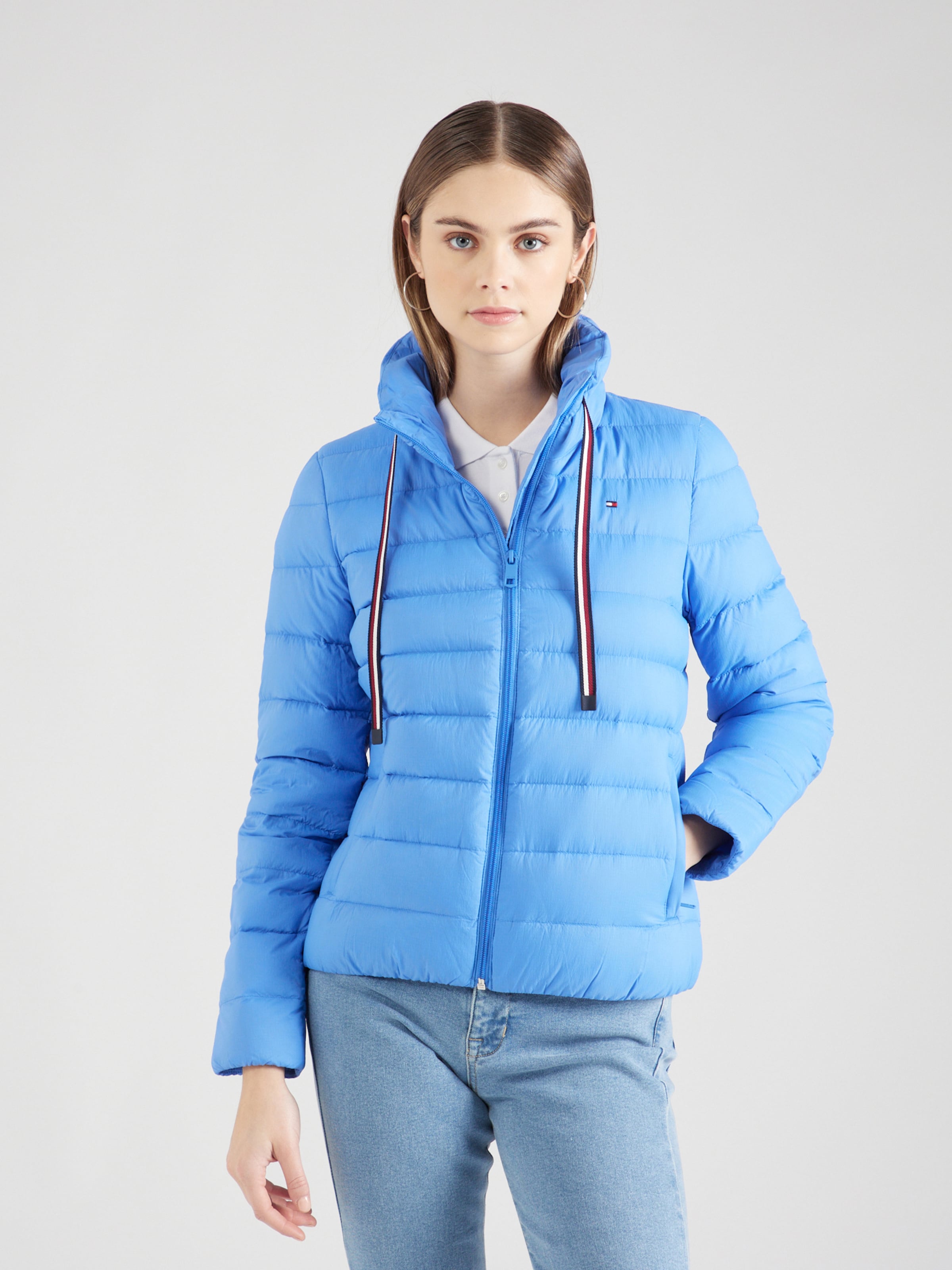 Baby blue tommy hilfiger coat online
