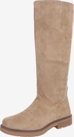 Ital-Design Stiefel in Braun: Vorderseite