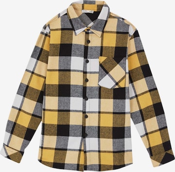DeFacto Button Up Shirt in Yellow: front