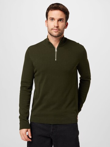 Only & Sons Sweater 'Alex' in Green: front