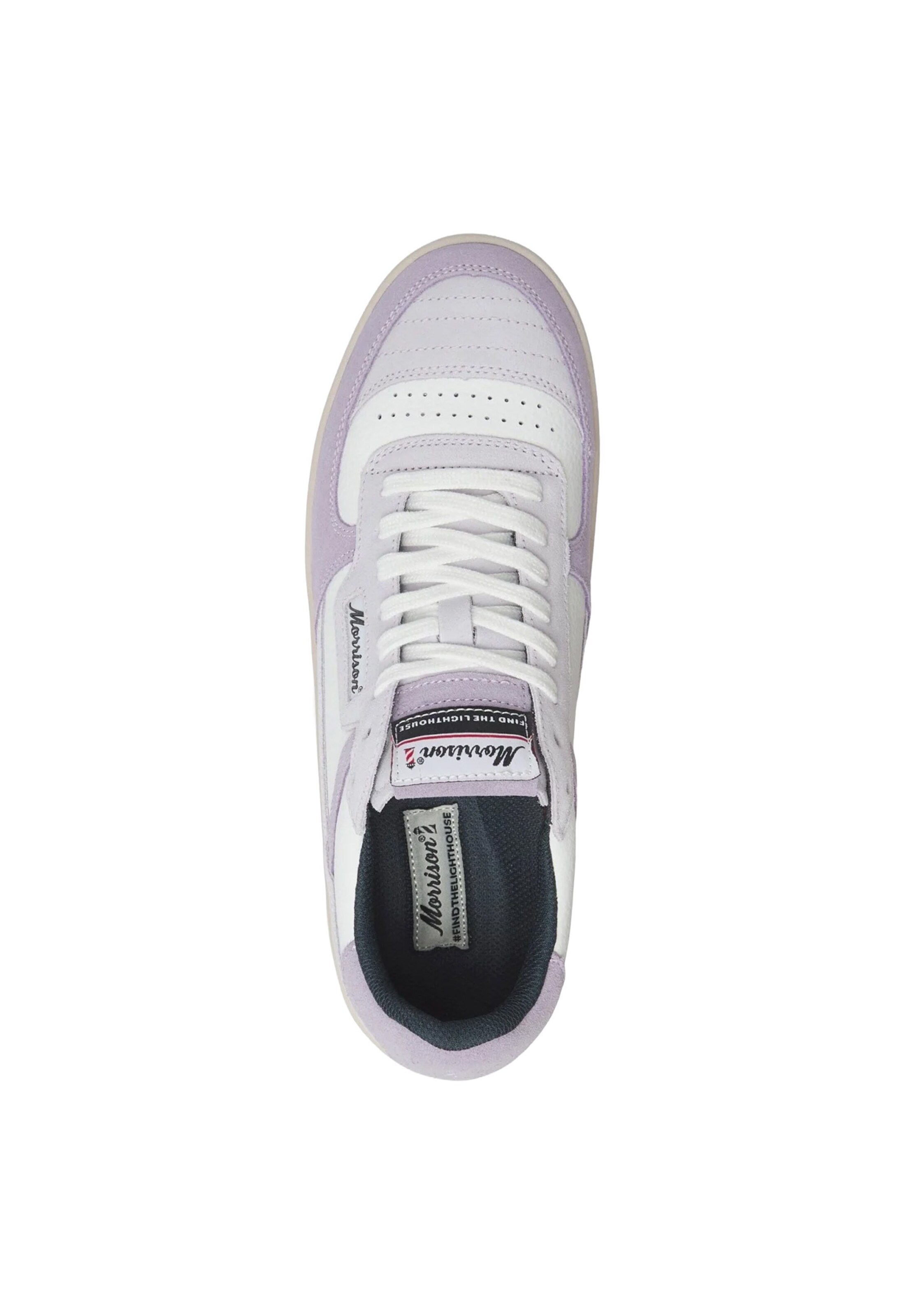 Baskets basses 'Zeta' Morrison en blanc