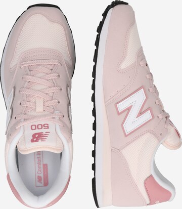 Baskets basses '500' new balance en rose