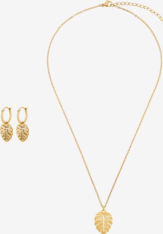 Heideman Jewelry Set 'Folium' in Gold: front