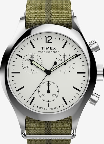 TIMEX Analogt ur 'Weekender New England' i grøn: forside