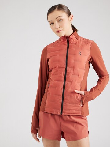 Veste de sport On en marron