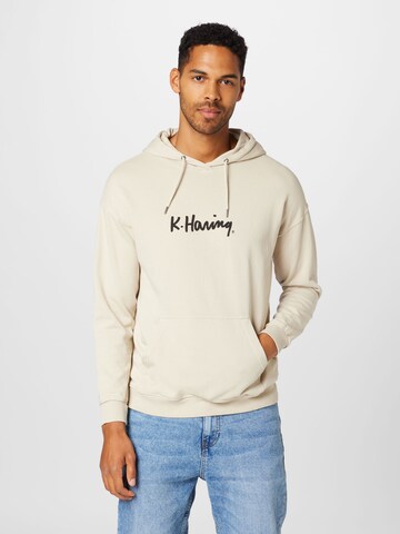 Cotton On Sweatshirt 'KEITH HARING' in Wit: voorkant