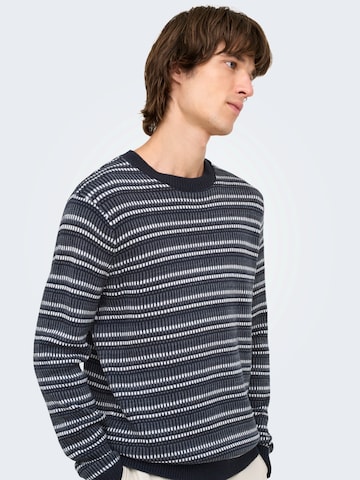 Only & SonsPulover 'ONSMARINUS' - plava boja