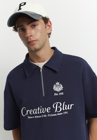 T-Shirt Pull&Bear en bleu