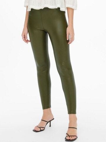 JDY Skinny Leggings 'Stine' - zöld