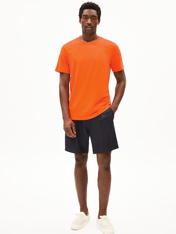 ARMEDANGELS Shirt 'Maarkos' in Oranje: voorkant