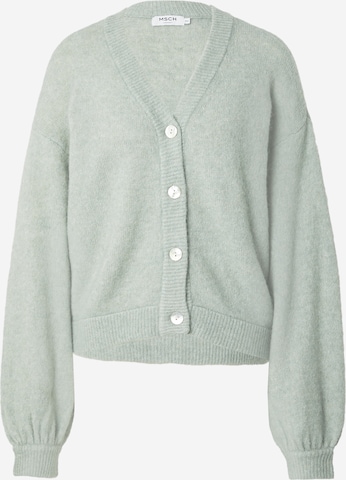 MSCH COPENHAGEN Cardigan 'Petrinelle' i grøn: forside