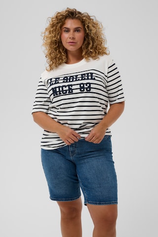 KAFFE CURVE - Camiseta 'KCNalia' en blanco: frente