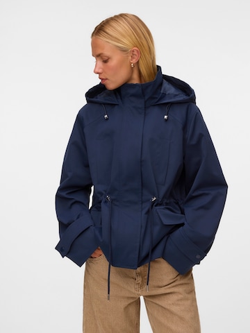 VERO MODA Přechodová parka – modrá: přední strana