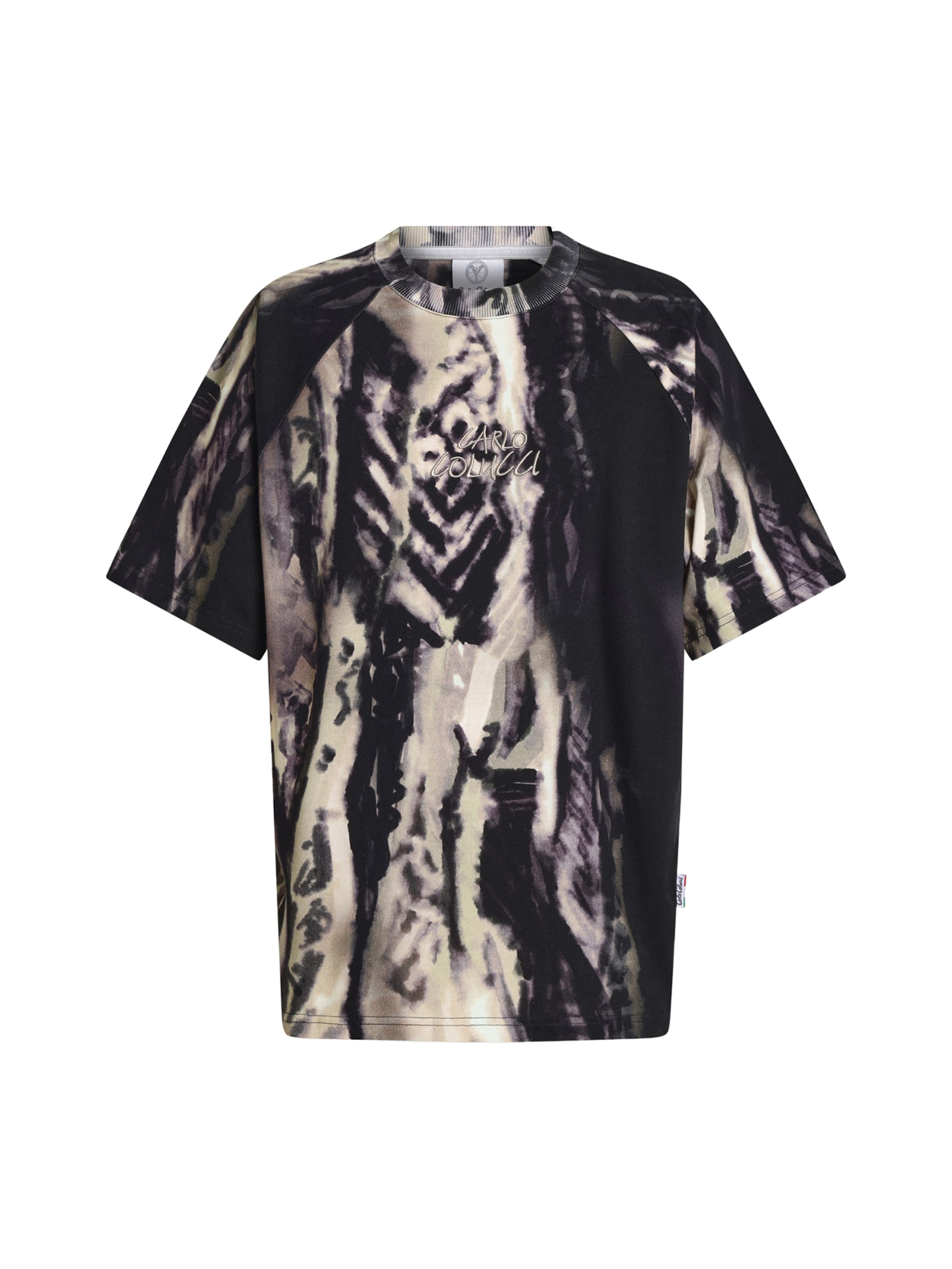 Carlo Colucci T-Shirt in Schwarz: Vorderseite