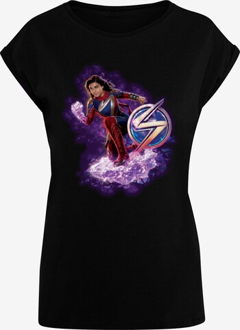ABSOLUTE CULT T-Shirt 'The Marvels - Photo Cosmic Pose' in Schwarz: predná strana