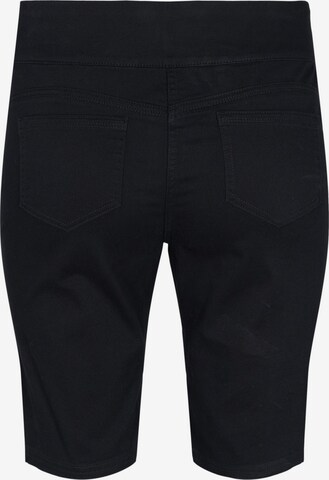 Slimfit Pantaloni 'MEI' di Zizzi in nero