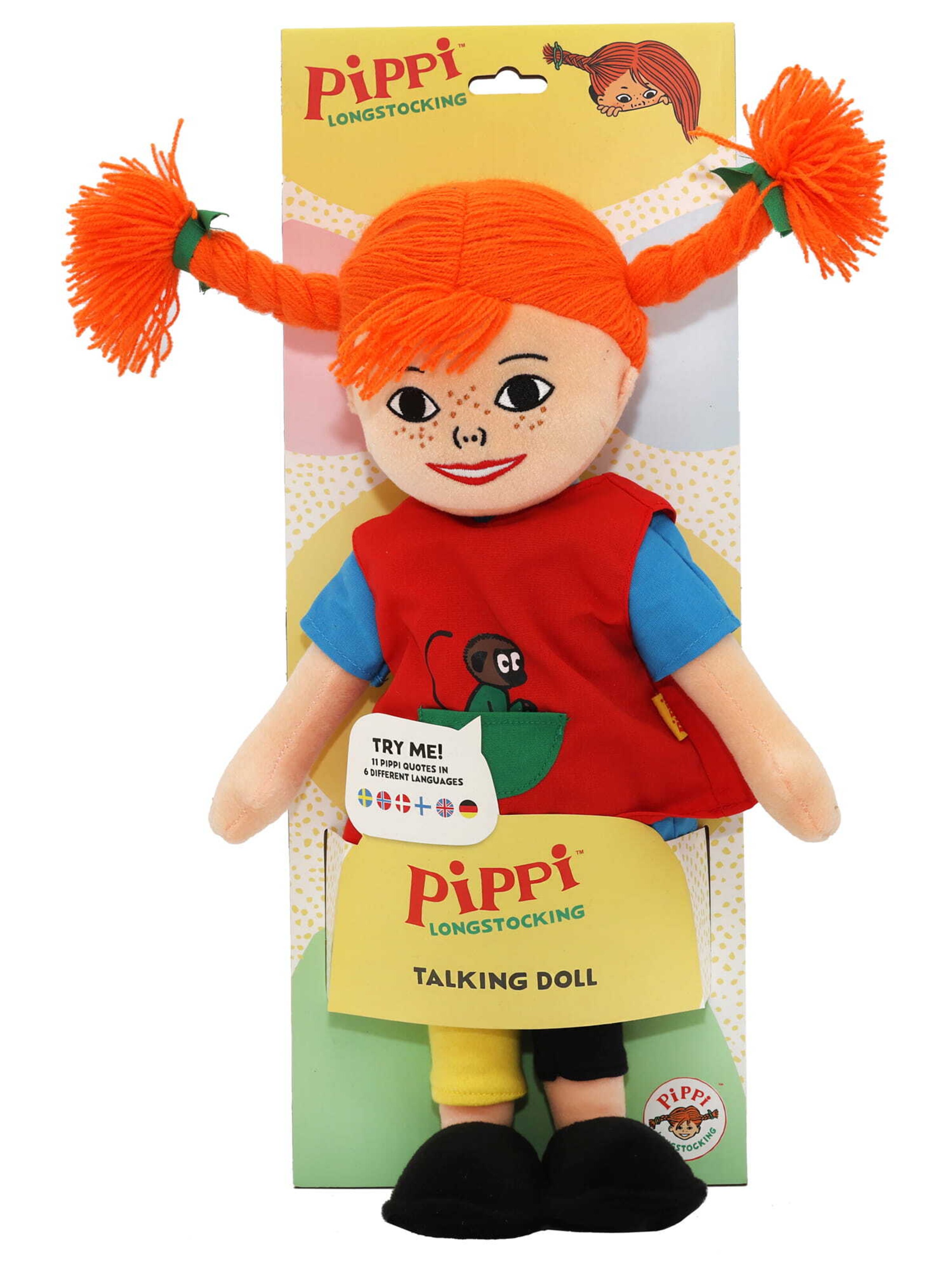 Animali peluche di Pippi in colori misti