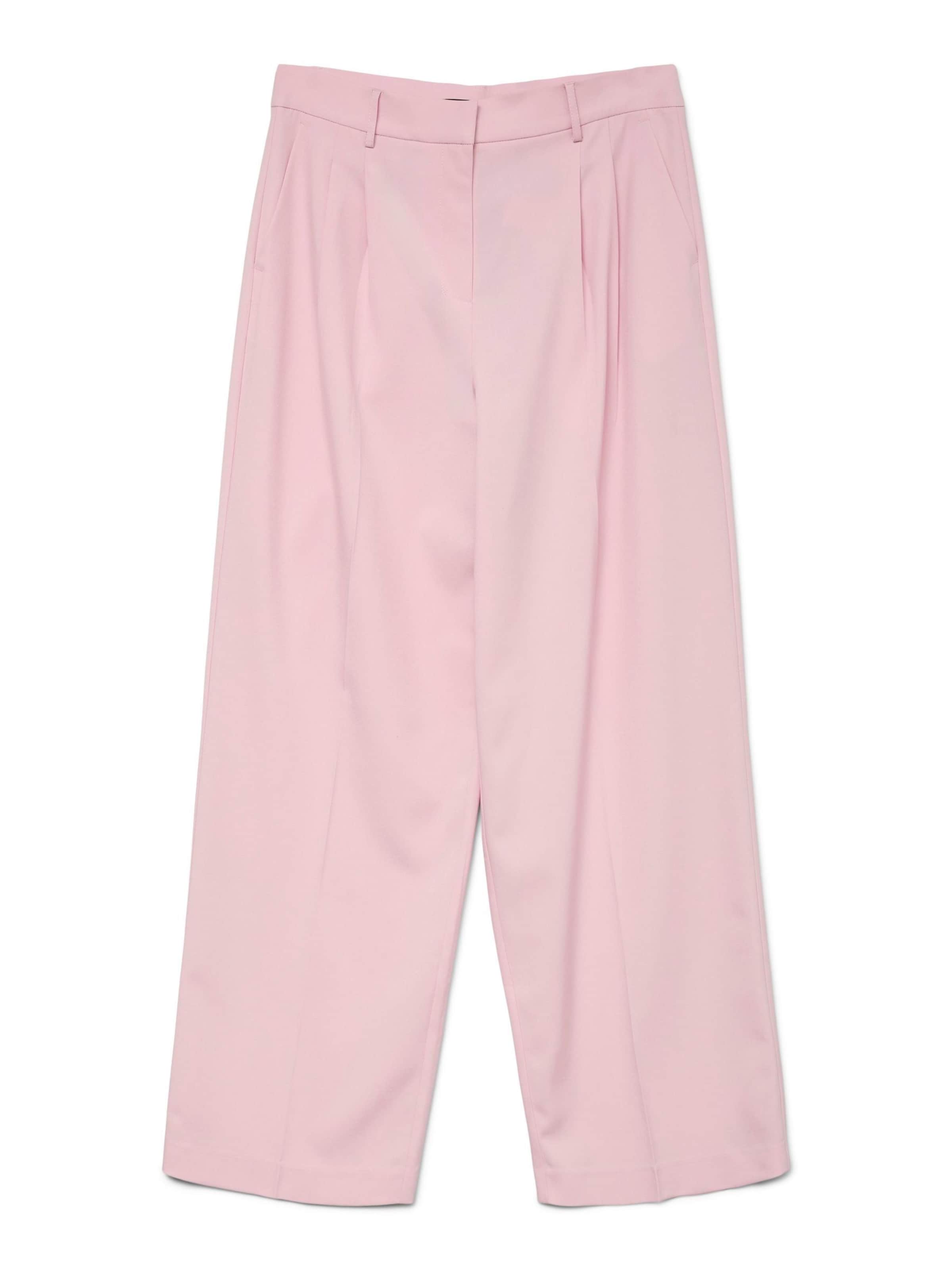 VERO MODA Wide Leg Bukser med fals 'VMHope' i lilla: forside