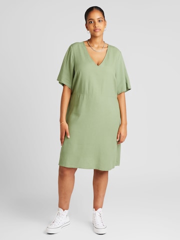Vero Moda Curve Šaty 'MYMILO' – zelená